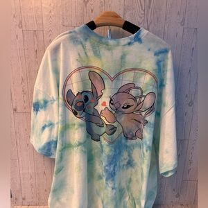 Women’s tie-dye Lilo and stitch with angel
